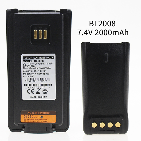 BL2008 LI-ON 7.4V 2000mAH Battery for Hytera HYT Radio PD700,PD780 Walkie  Talkie