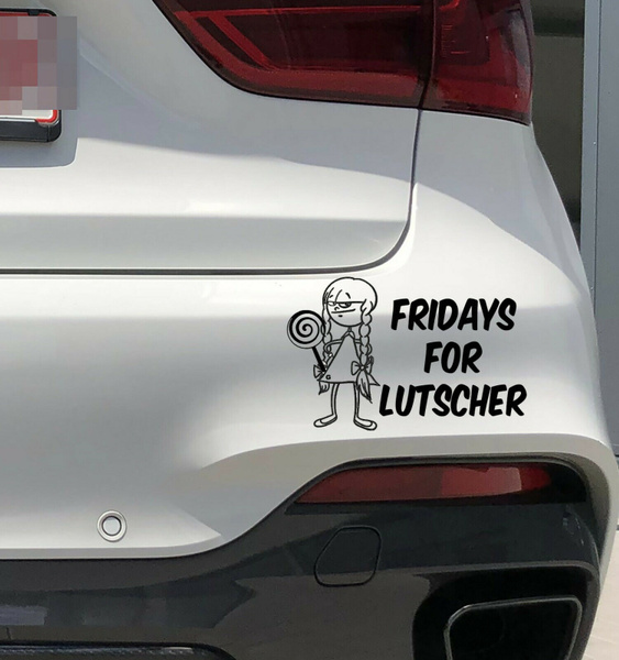 Greta Autoaufkleber Sticker Diesel DUH Öko FFF Fridays Future Heul leise