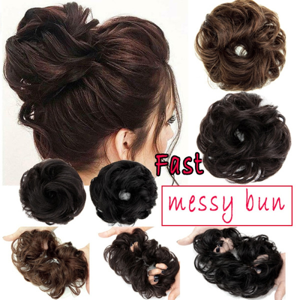 clip in bun hairpieces for short hair