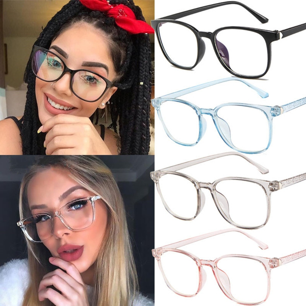 5pcs/set Women's Square Plastic Decorative Fashion Eyeglasses For