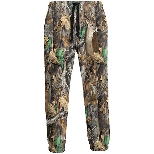 Realtree Camouflage Deer Men s Sweatpants Trousers Fashion Print