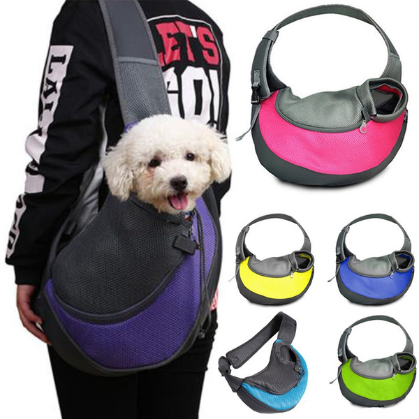 Pet Carrier Hand Free Sling Puppy Carry 