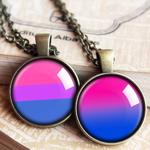 Bethel CT Pride Donation Bisexual Pride Star Necklace