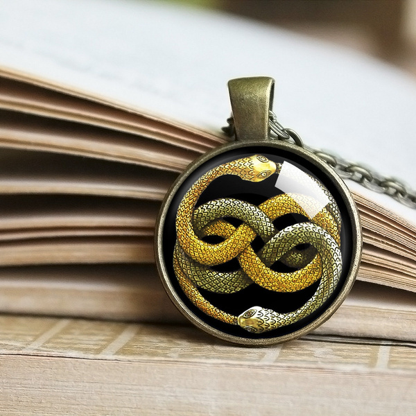 Never Ending Neverending Story Amulet AURYN Charm Pendant Necklace + Chain  | eBay