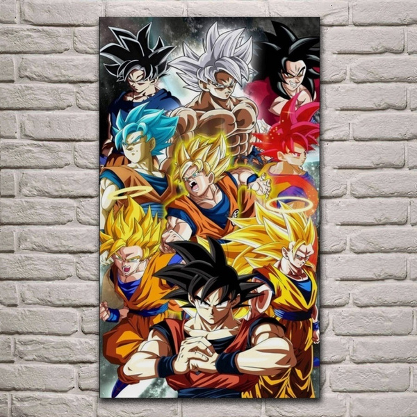 Craft Valley Dragon Ball Z Goku & Vegeta Poster Japan Manga Personality  Anime Poster Glossy Finish Paper Print Hd Poster (Multicolor)12 x 18 Wall  Art