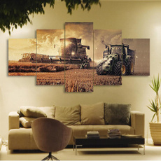 canvasprint, art, Home Decor, tractorposter