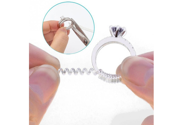 10 Spiral Ring Adjuster Size Adjuster Spirals Reducer Ring Sizer Spiral  Ring Adjuster Jewellery Tools DIY 