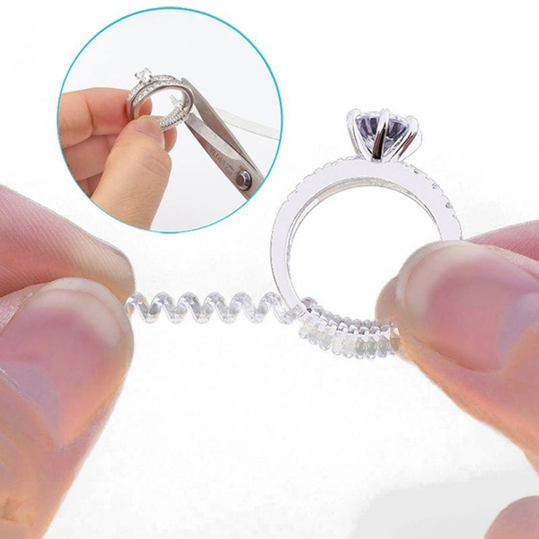 10/20PCS Invisible Spiral Ring Size Adjuster Useful Jewelry Parts