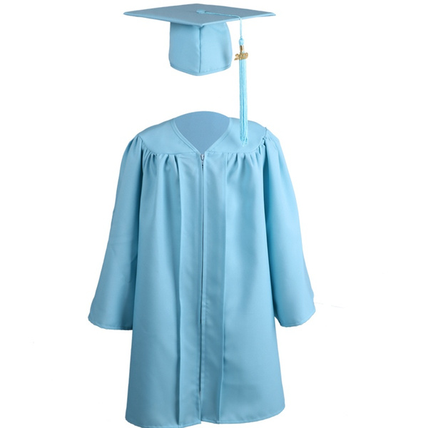 OSBO GradSeason Unisex Matte Kindergarten Graduation Gown Cap Tassel Set 2021 