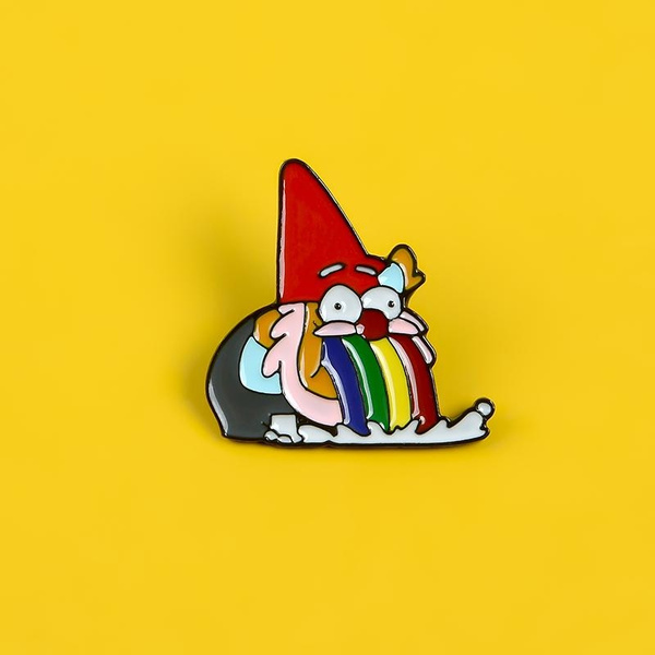 Cartoon Gravity Falls Dwarf Enamel Pin Anime Fan Badge Children's Gift ...
