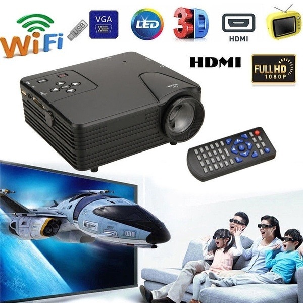 Mini Projecteur 1080p HD Multimedia LED TV HDMI