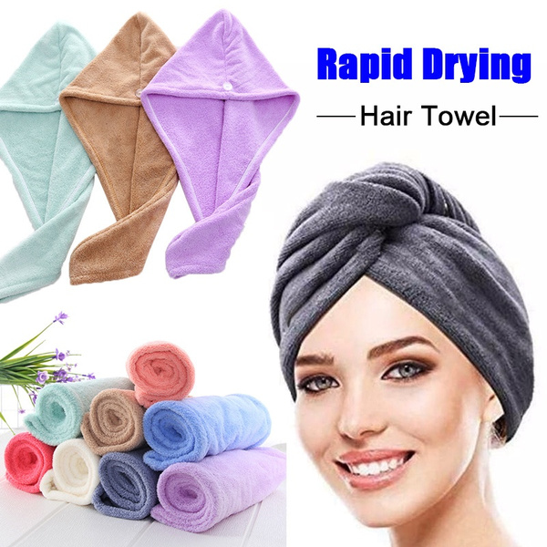 Rapid hair drying online towel