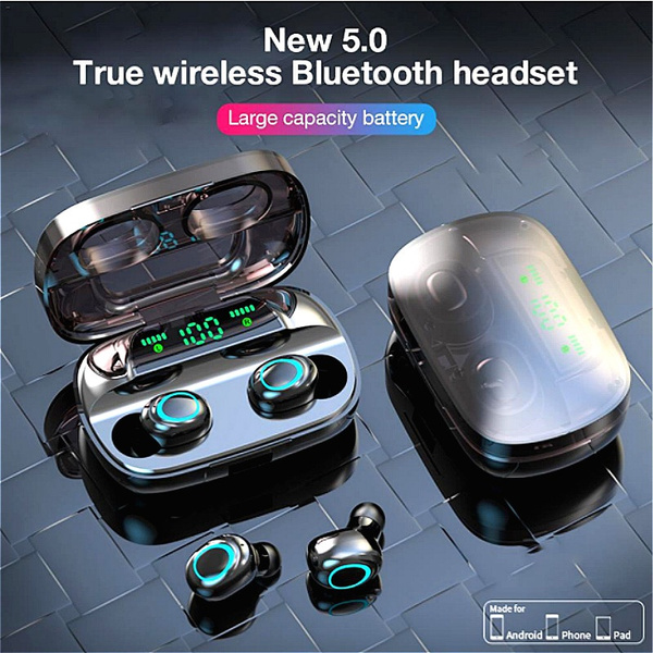 TWS Wireless Bluetooth 5.0 Kopfhörer Kopfhörer Ohrhörer Mini Stereo Headset 