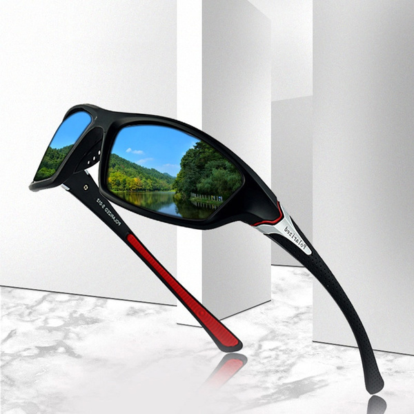 Sports Polarized Sunglasses For Men Cycling Driving Fishing 100% UV  Protection