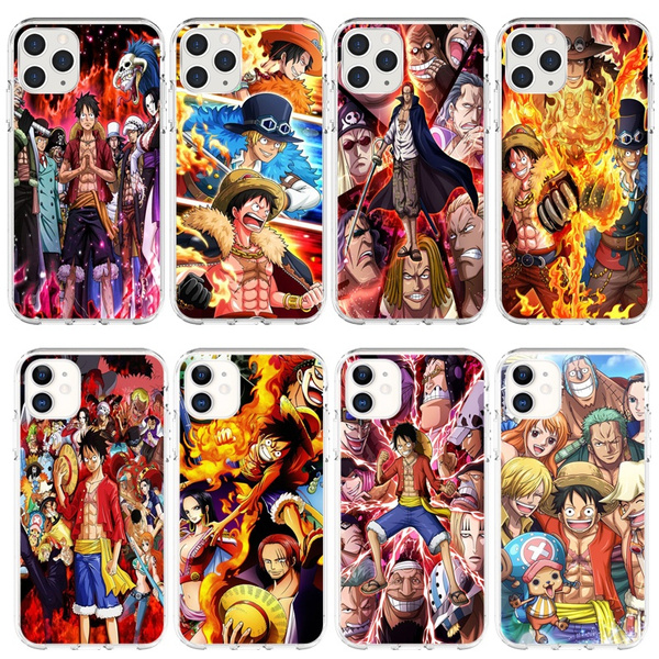 Years Of One Piece Love Super Anime Pattern Fashion Phone Case Soft Edge Back Cover Phone Models Iphone 11 Iphone 11 Pro Iphone 11 Pro Max Iphone Xs Xs Max Xr X Iphone8 Samsung A50 0e Samsung Galaxy S7 Huawei P Lite P30