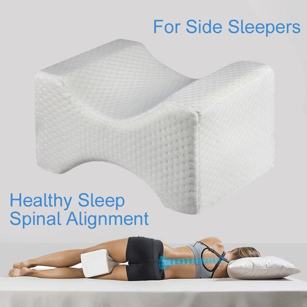 Memory Foam Knee Leg Pillow Bed Cushion Hips Back Pain Relief Pregnant Rest