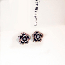Flowers, Jewelry, boucle, camellia