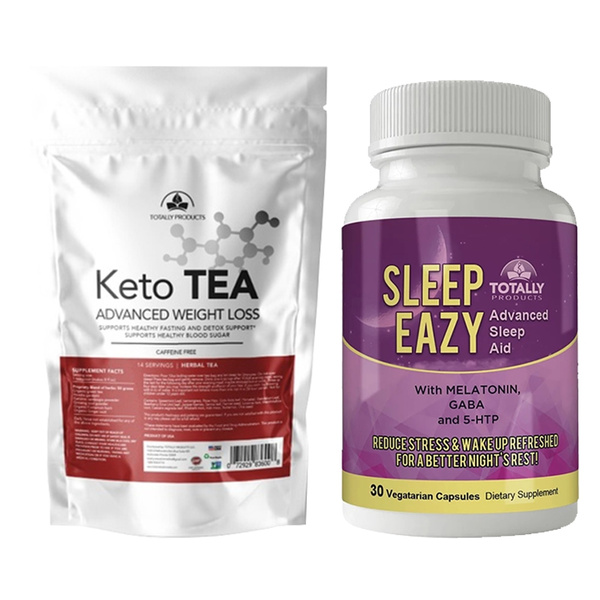 Totally Products Keto Tea and Sleep Eazy Advanced Sleeping Aid Combo ...