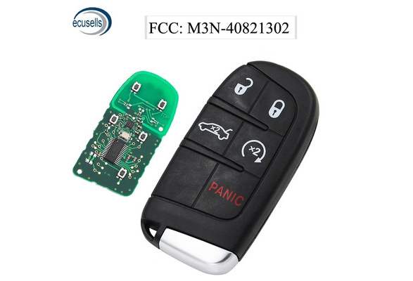 3+1 Buttons Smart Remote Key Fob for for Chrysler 200 300 2011-2018 433MHz 7953A 