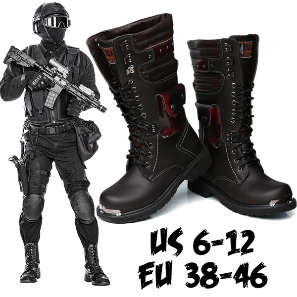 retro combat boots mens