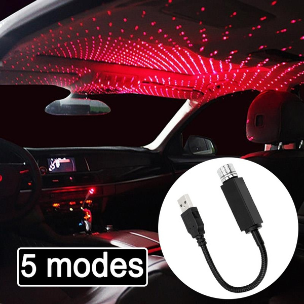 L-DiscountStore Mini Wireless Car USB Lighting Car Interior Lights Atmosphere Usb Light Universal LED Light 