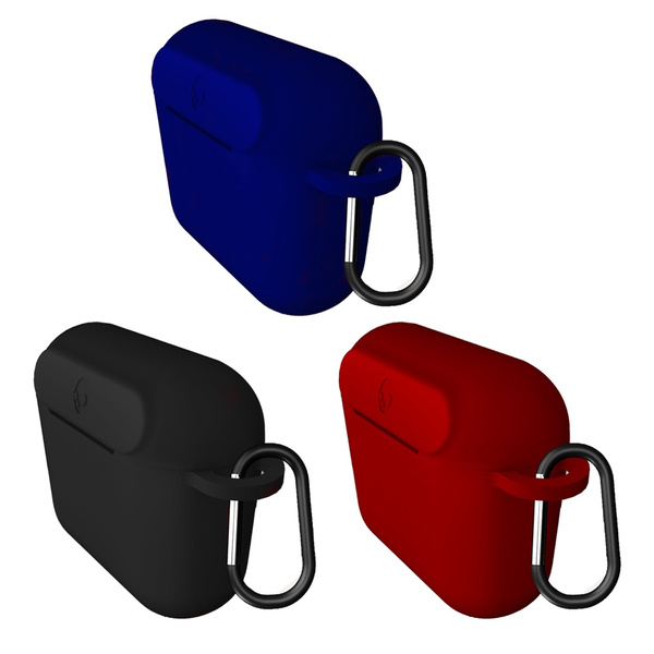 Silicone Earphone Case Protective Cover Shell With Carabiner For Skullcandy Indy Mak Wish
