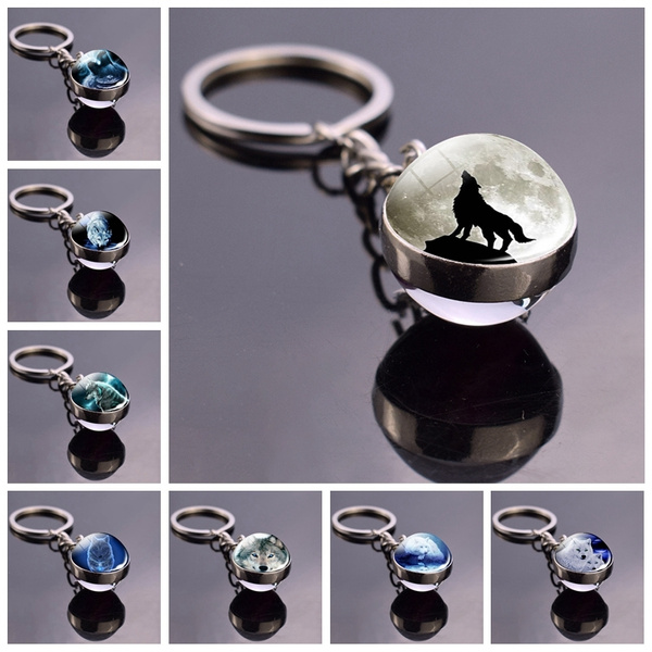 Full Moon Keychain