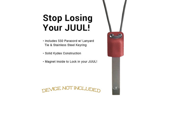 2020 New Anti-Loss Necklace | Keychain for JUUL Vape E-Cig Paracord Pendant  Holder Lanyard Cover Case - JUUL Not Included