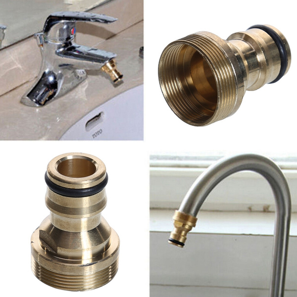 2P Universal Kitchen Tap Connector Joiner Fitting Mixer Garden Hose Adaptor Pipe 
