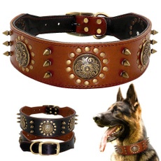Heavy, wideleatherdogcollar, Dog Collar, Jewelry