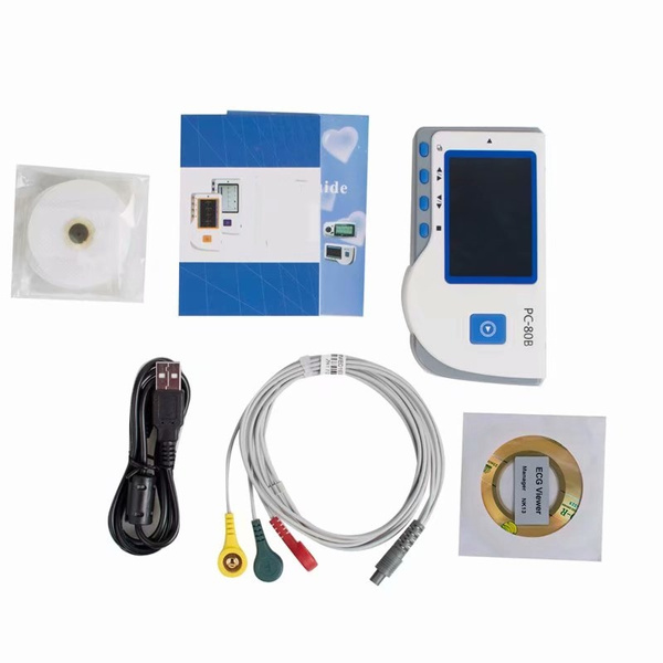 Heal Force PC-80B Advanced Handheld Color Screen ECG Portable Heart Monitor