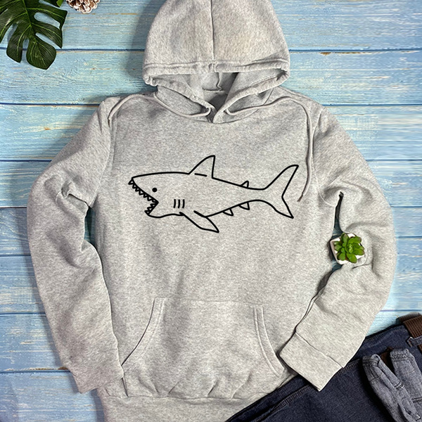 Cute Shark Hoodie, Pullover Hoodie,fashion Sweatshirts for Women