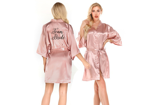 Pink hotsell bride robe