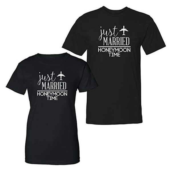 t shirt just married