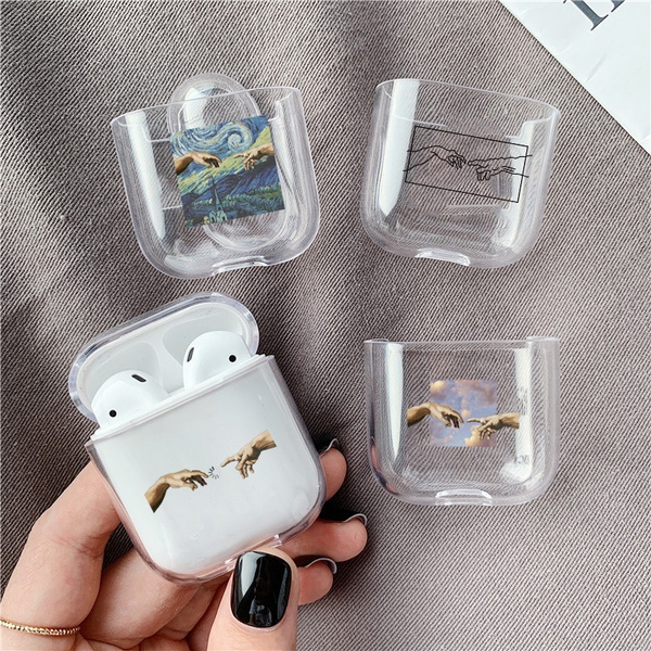 Flower Drawing Luxury Designer Airpod Case Protector Anti-lost Airpods Pro  Case Girl Bluetooth Headphones Cover Housing - Protective Sleeve -  AliExpress