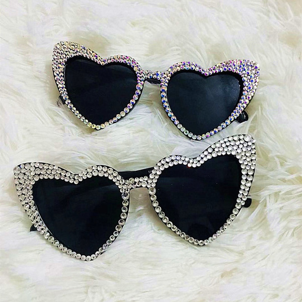 Rhinestone sales sunglasses designer