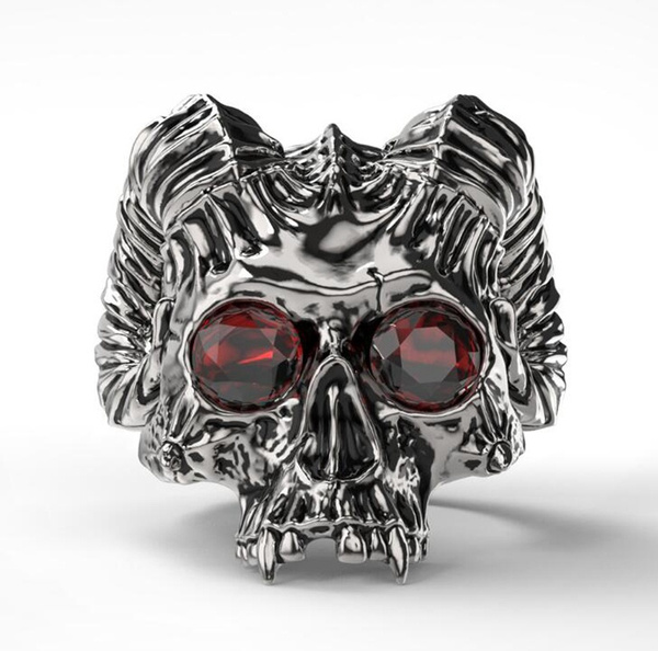 Kayannuo Christmas Clearance Skull Ring Men Gothic Punk Jewelry Ring Men  Gift Skull Ring Halloween Decoration Gifts - Walmart.com