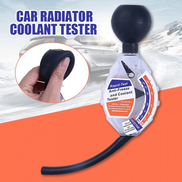 1pc New Car Radiator Coolant Tester Ethylene Glycol Antifreeze Coolant  Tester Tool