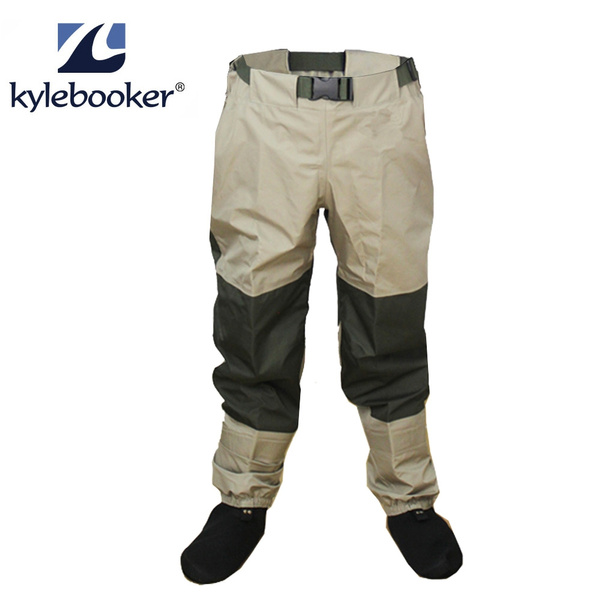 3 Layer Breathable Waterproof Fly Fishing Waist Waders