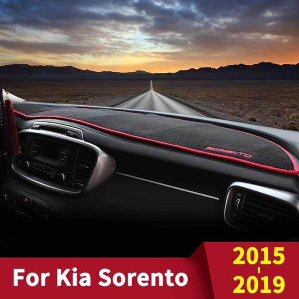For KIA Sorento Prime 2015 2016 2017 2018 2019 UM Car Dashboard Cover Pad  Sunshade Dashmat Protect Anti-Slip Carpets Accessories