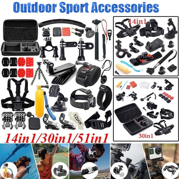 14in1/30in1 / 51in1 Accessory Kit Sport Camera gopro accessories