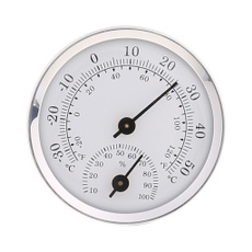 wallmounted, thermometerhygrometer, Thermometer, measurement