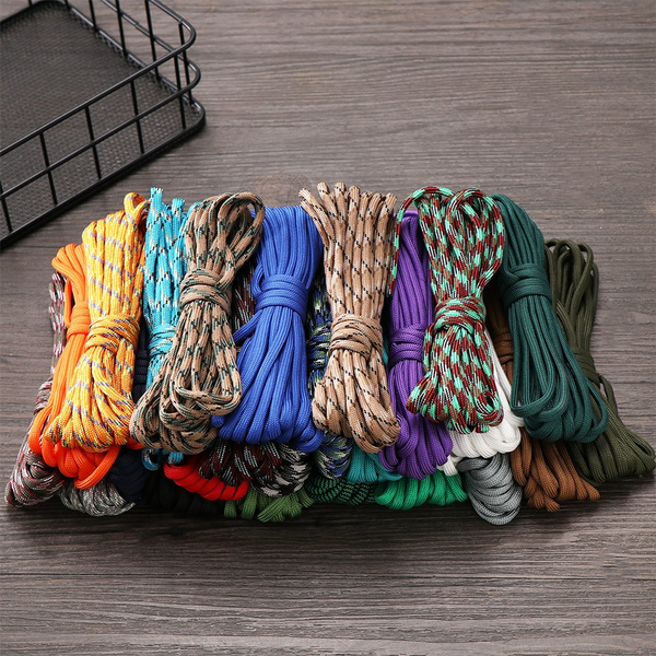 meters length Parachute Cord Lanyard Tent Ropes Survival kit Paracord Cord Rope 