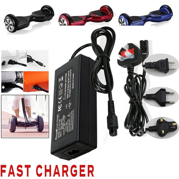 UK Plug Fast Charger Adapter Power For Swegway/Segway/Hoverboard Balance Board 