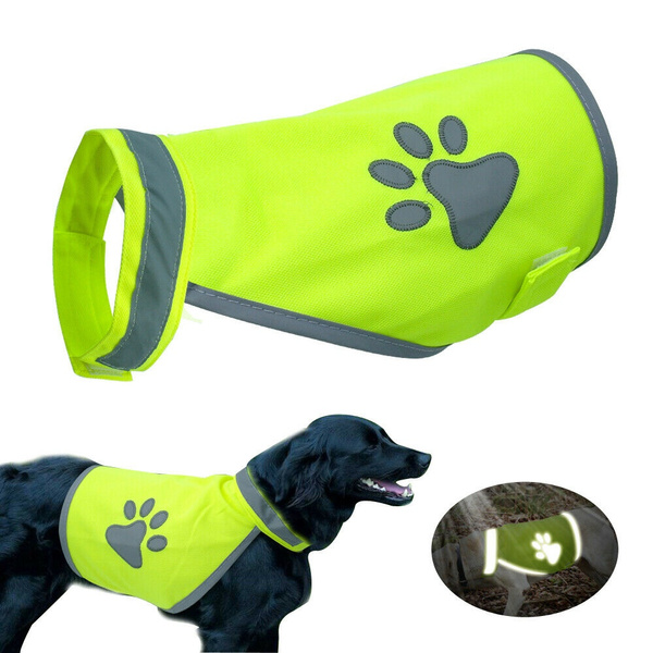 Waterproof Dog Coat Reflective Night Safety Jacket Mark-Anthony Pet Wear Fleece Lined For Warmth Chest Protector