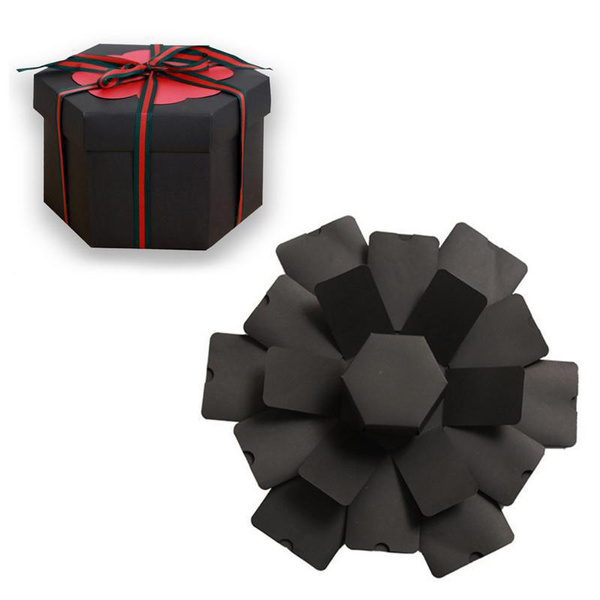 Hexagon Explosion Box Tutorial, Exploding Box