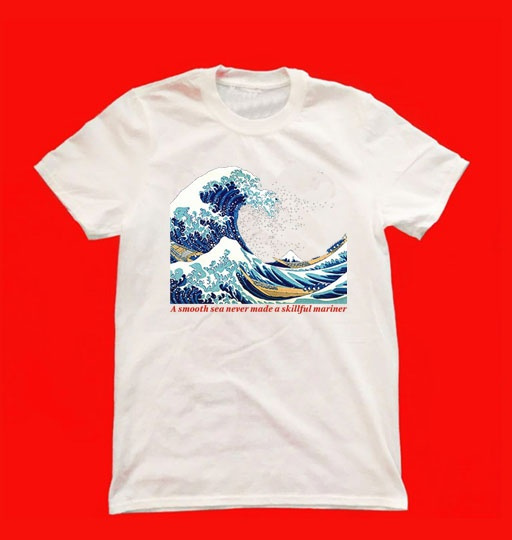 Shirt Unisex Vintage Fashion Hokusai 