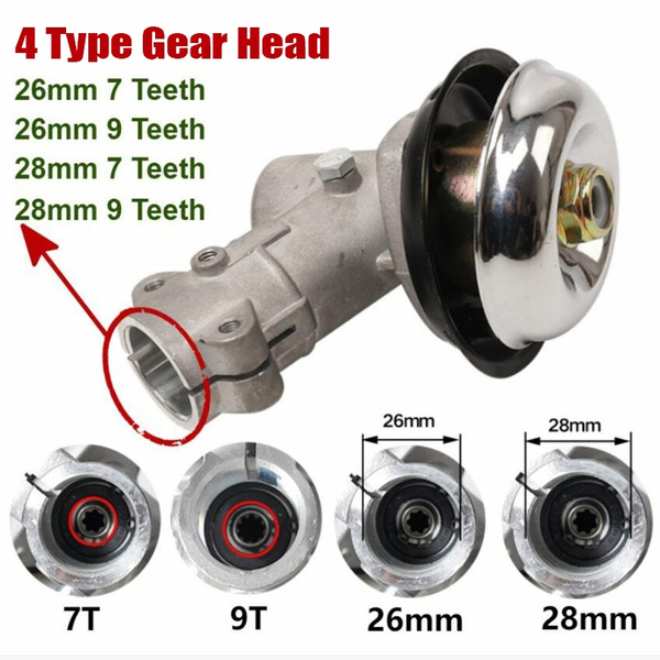26mm Gearbox Gear Head Gearhead For Lawn Mower Trimmer Brush Cutter Tools 26mm Gearbox Gear Head Gearhead For Lawn Mower Trimmer Brush Cutter Tools