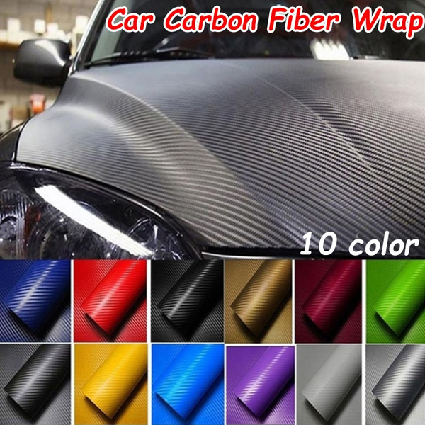 Waterproof Carbon Fiber Vinyl Stickers Car Thick Body Wrapping Foil Decoration Internal Sticker Diy Styling Wish