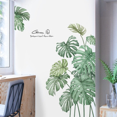 PVC wall stickers, Plants, Home Decor, Mobile